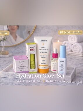 Dermasil Labs 5-Piece Skincare Collection ✨ Complete Glow Ritual Set • New